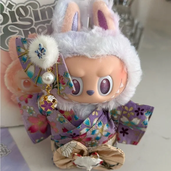 Labubu Plush Doll “LUCK” Pop Mart's The BIG ENERGY Series in CUSTOM OUTFIT~NWB - Picture 5 of 11